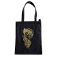 Borsa Nera in 100% cotone con cerniera e tasca interna - 03 - Budda