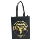 Borsa Nera in 100% cotone con cerniera e tasca interna - 14 - Dea Madre e Albero della Vita