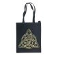 Borsa Nera in 100% cotone con cerniera e tasca interna - 17 - Triade celtica