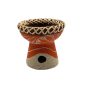 Bruciatore con sabbia colorata in terracotta per resine in grani - Arancione