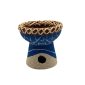 Bruciatore con sabbia colorata in terracotta per resine in grani - Blu