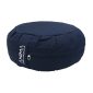 Cuscino Zafu "ANIMA" sfoderabile con Bio Kapok - Blu Oltremare