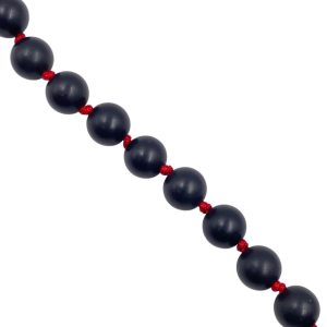 Mala "MANTRAbeads" in Onice opaca + 7 Chakra - immagine 3