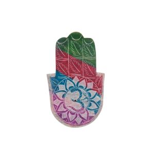 Set di 4 portaincensi quadrati in pietra saponaria (4 Soggetti diversi) - immagine 4
