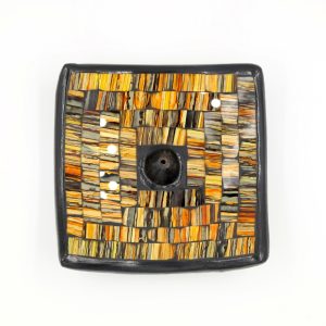 Bruciatore quadrato mosaico in terracotta - immagine 6