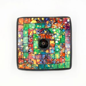 Bruciatore quadrato mosaico in terracotta - immagine 7
