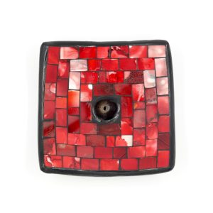 Bruciatore quadrato mosaico in terracotta - immagine 9