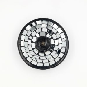 Bruciatore tondo mosaico in terracotta - immagine 4