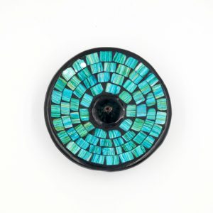 Bruciatore tondo mosaico in terracotta - immagine 8