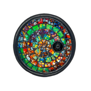 Bruciatore ciotola mosaico in terracotta - immagine 3