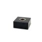 Tappo quadrato Nero in legno 71X71mm  per diffusore d'ambiente