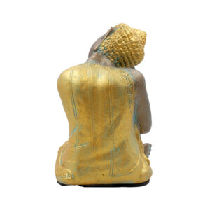 Statua Buddha relax in BaliStones* h.cm. 23x14x13 - immagine 3