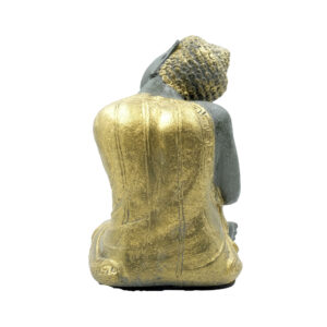 Statua Buddha relax in BaliStones* h.cm. 23x14x13 - immagine 6
