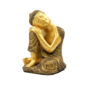 Statua Buddha relax in BaliStones* h.cm. 23x14x13 - Colore 04
