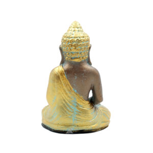 Statua Buddha seduto in BaliStones* h.cm.15 - immagine 3