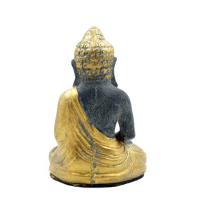 Statua Buddha seduto in BaliStones* h.cm.15 - immagine 5