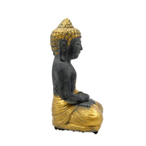 Statua Buddha seduto in BaliStones* h.cm.15 - immagine 6