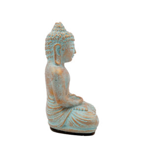 Statua Buddha seduto in BaliStones* h.cm.15 - immagine 7