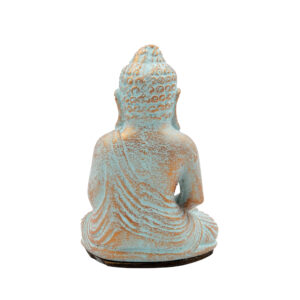 Statua Buddha seduto in BaliStones* h.cm.15 - immagine 8