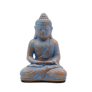 Statua Buddha seduto in BaliStones* h.cm.15 - immagine 9