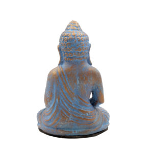 Statua Buddha seduto in BaliStones* h.cm.15 - immagine 10