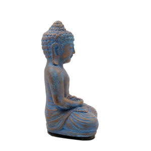 Statua Buddha seduto in BaliStones* h.cm.15 - immagine 11