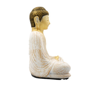 Statua Buddha seduto in BaliStones h.cm.20 - immagine 4