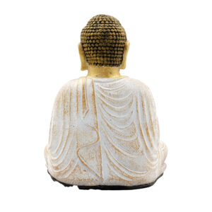 Statua Buddha seduto in BaliStones h.cm.20 - immagine 5