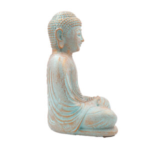 Statua Buddha seduto in BaliStones h.cm.20 - immagine 8