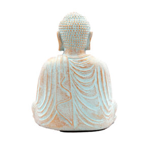 Statua Buddha seduto in BaliStones h.cm.20 - immagine 9