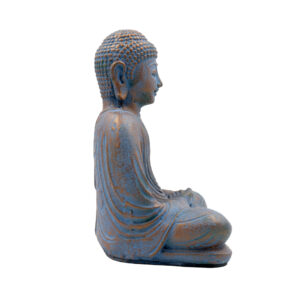 Statua Buddha seduto in BaliStones h.cm.20 - immagine 10