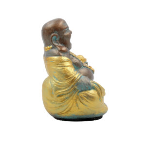Statua Buddha abbondanza in BaliStones* h.cm.15 - immagine 3