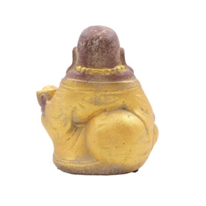 Statua Buddha abbondanza in BaliStones* h.cm.15 - immagine 5