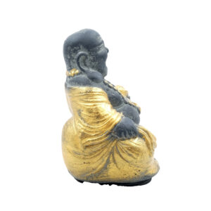 Statua Buddha abbondanza in BaliStones* h.cm.15 - immagine 9