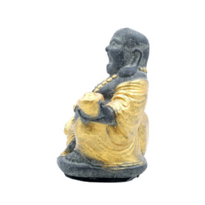 Statua Buddha abbondanza in BaliStones* h.cm.15 - immagine 10