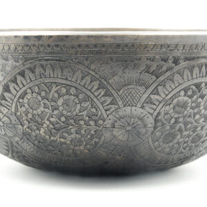 Campana tibetana "Full Carved" - 1,48 Kg - Ø 22,5 cm - immagine 3